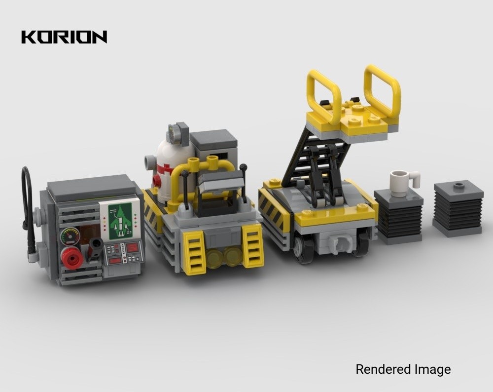 Lego SW Rebel hangar accessories pack