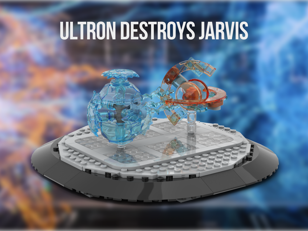 Lego Ultron Destroys Jarvis