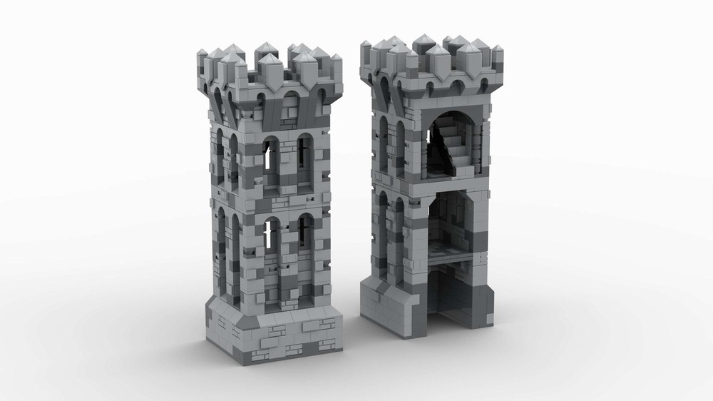 Lego H01 Small Tower for my medieval castle