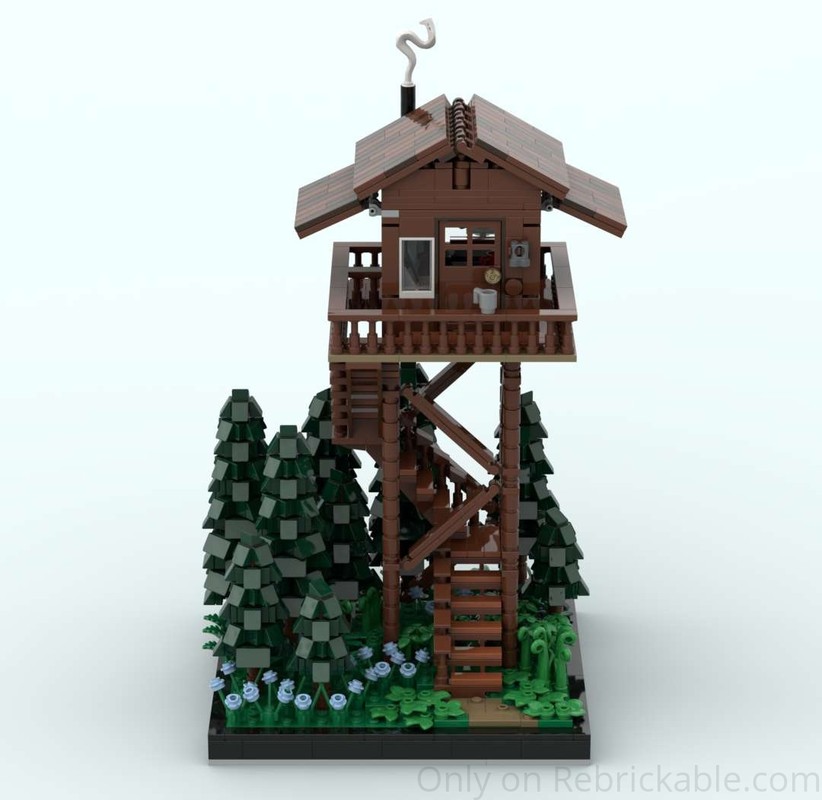 Lego Fire Lookout Tower
