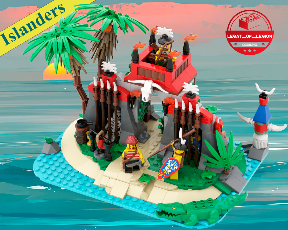 Lego 6246 Crocodile Cage Remake