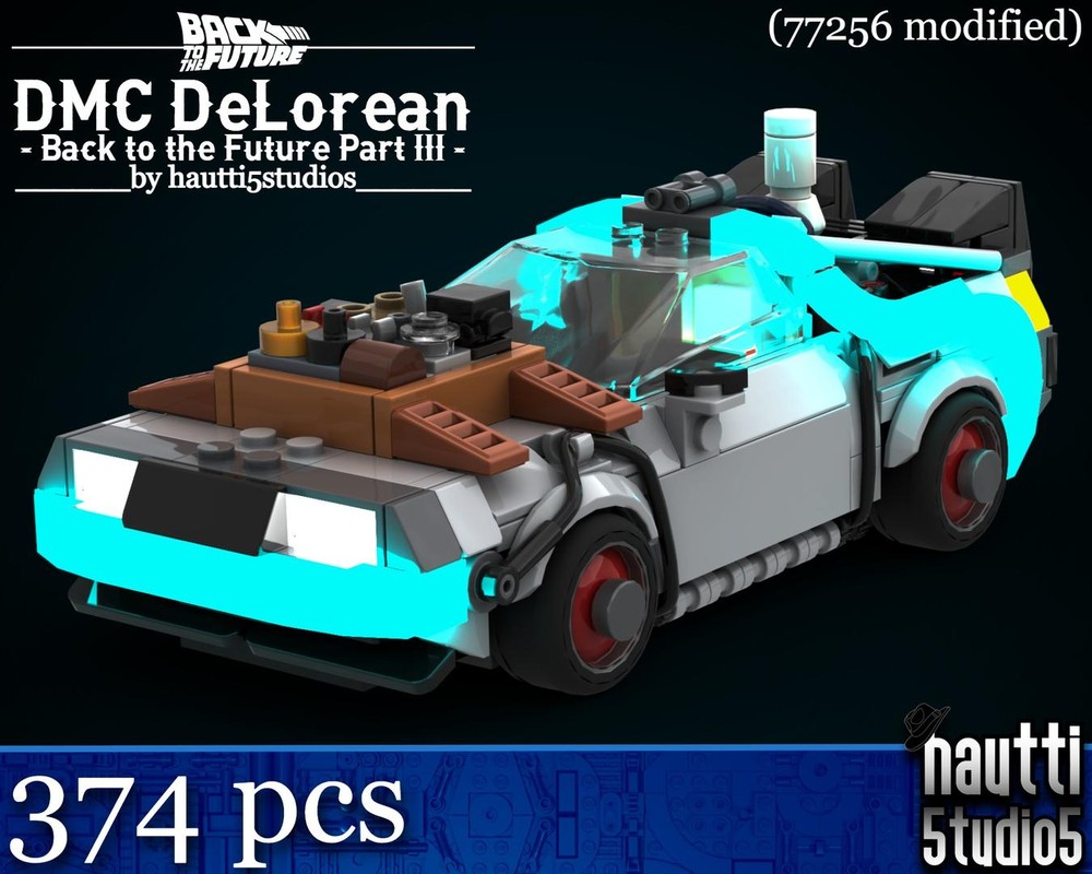 Lego DMC Delorean - Back to the Future Part III (77256 modified)