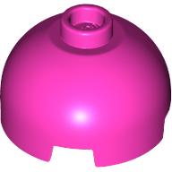Lego Brick Round 2 x 2 Dome Top, Vented Stud / Dark Pink