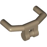 Lego Handlebars with Angular Handles / Dark Tan