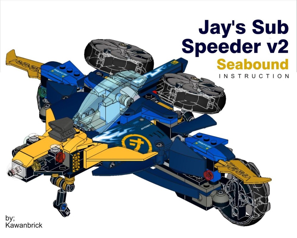 Lego Jay's Sub Speeder v2