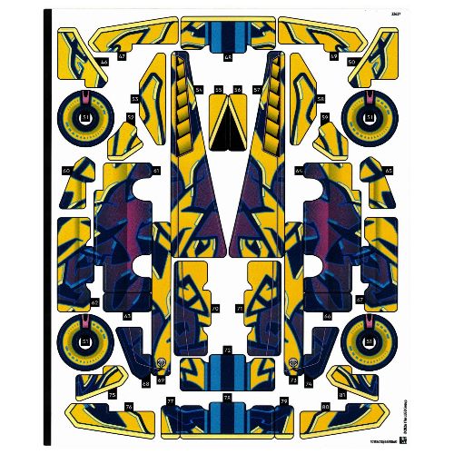 Lego Sticker Sheet 2 for Set 42236-1