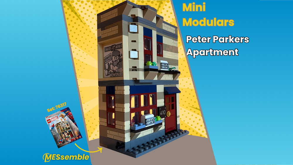 Lego Peter Parker's Apartment - Mini Modular