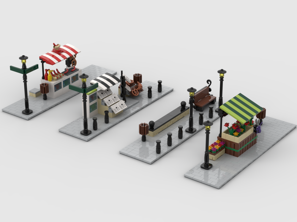 Lego Modular Corner Pack #2 - Turn every modular model into a corner