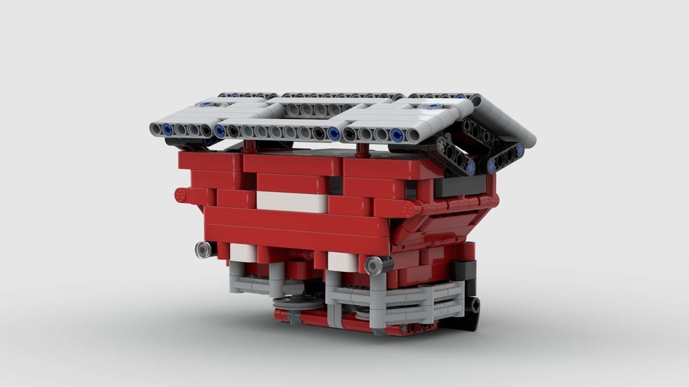 Lego Fertilizer spreader with Kuhn color scheme