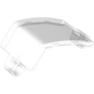 Lego Technic Panel Curved and Bent 6 x 3 / Trans-Clear