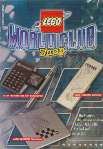 Lego 2000 Insert - World Club Magazine German - March/April (4323621)