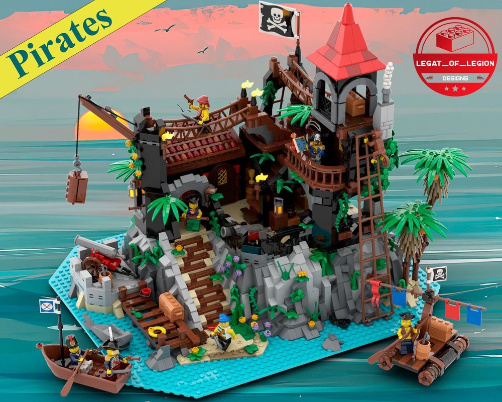 Lego 6273 Rock Island Refuge Remake