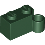 Lego Hinge Brick 1 x 4 [Lower] / Dark Green