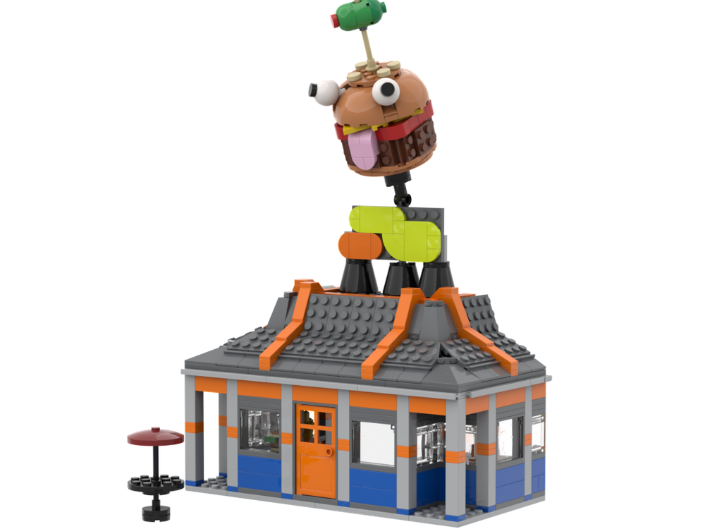 Lego Durr burger Fortnite custom set