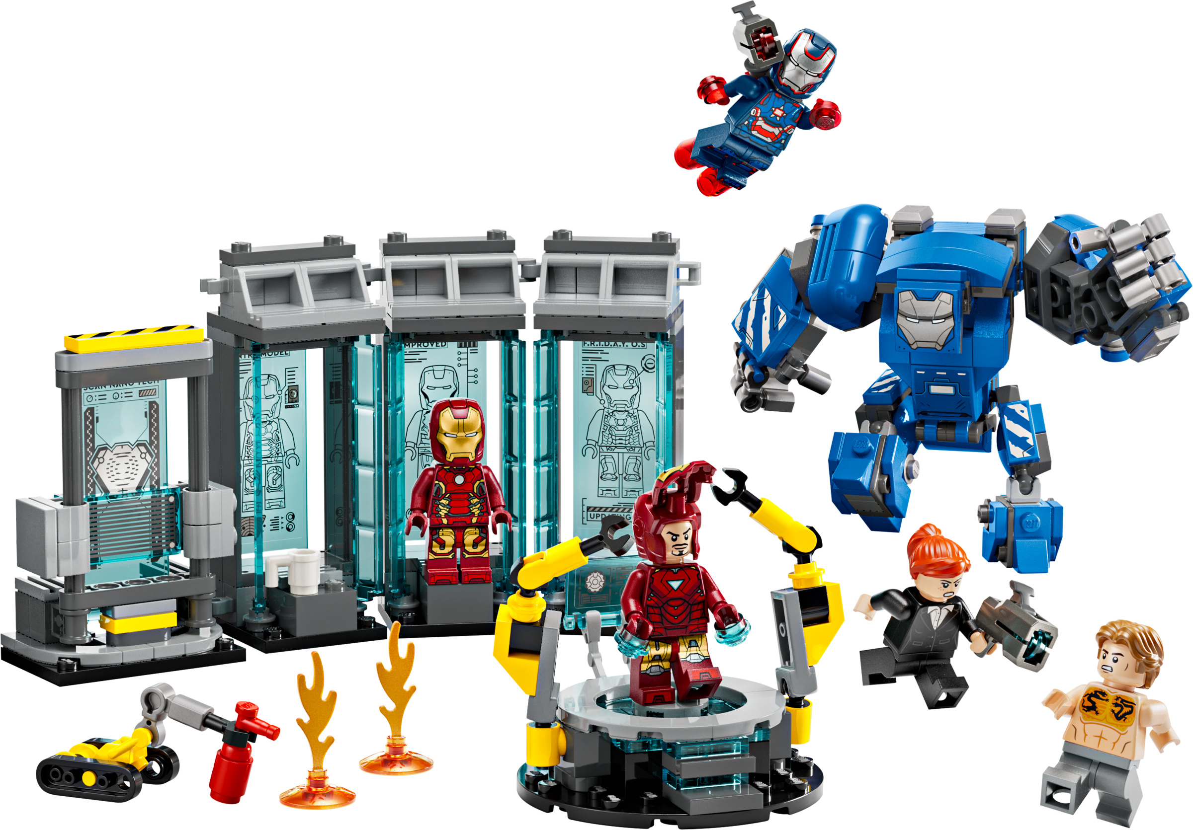 Lego Iron Man's Laboratory: Hall of Armor
