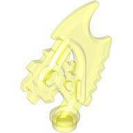 Lego Weapon Axe Blade, Complex (Ninjago) [Techno-Blade] / Trans-Neon Green