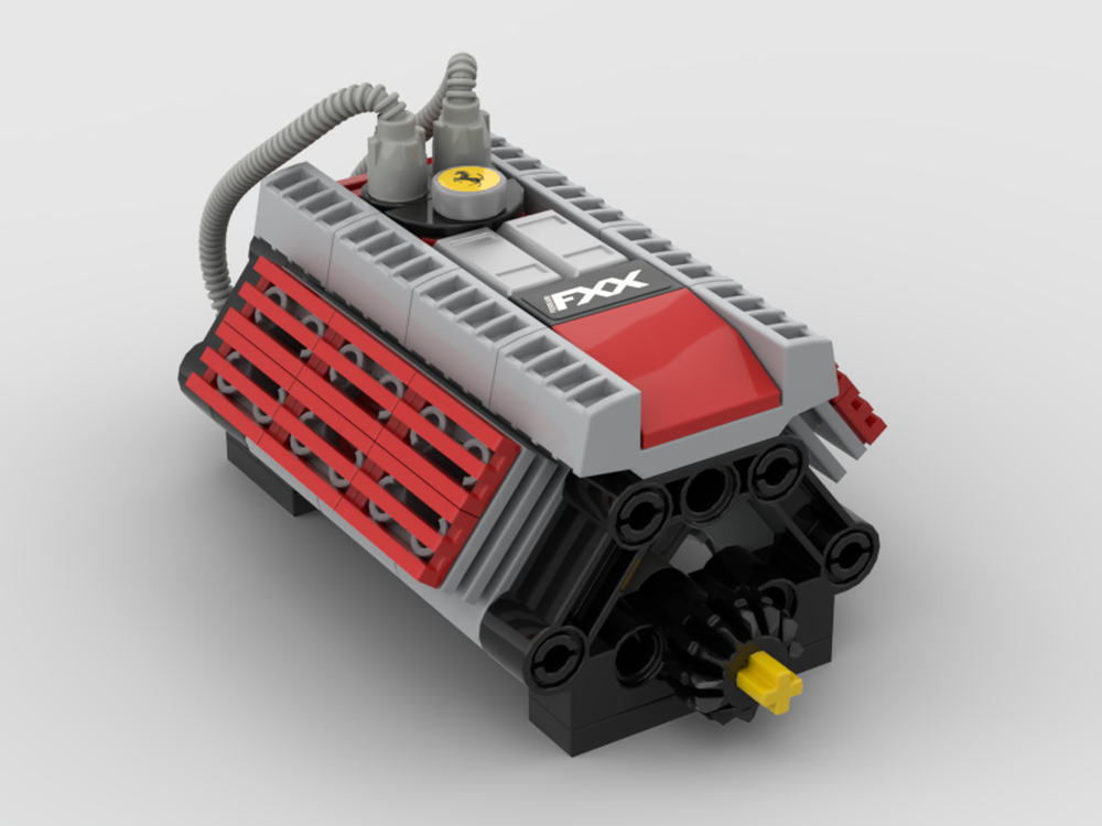 Lego Working V6 Ferrari Engine
