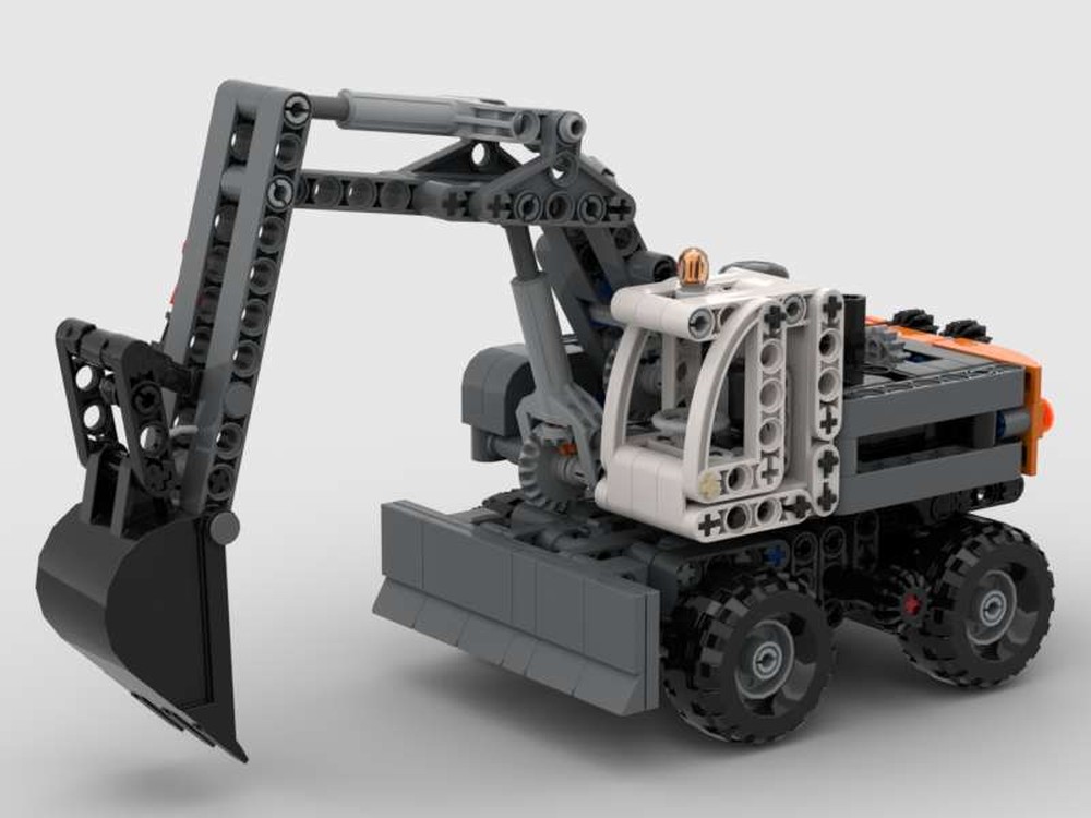 Lego Wheeled excavator