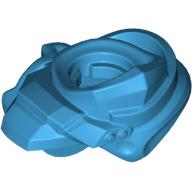 Lego Minifig Neckwear Shoulder Guard with Hood and Katana Holder / Dark Azure