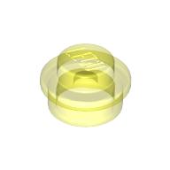Lego Plate Round 1 x 1 with Solid Stud / Trans-Neon Green