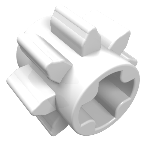 Lego Technic Gear 8 Tooth / White