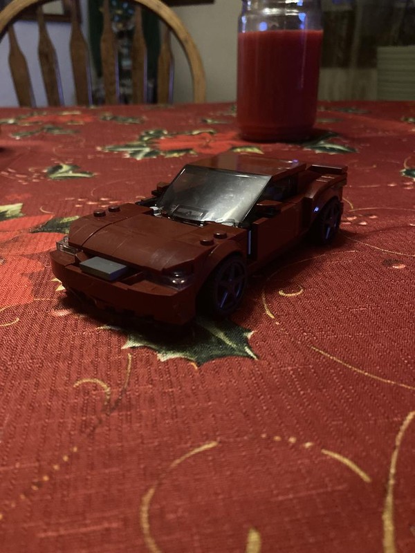Lego 2002 laser red mustang GT