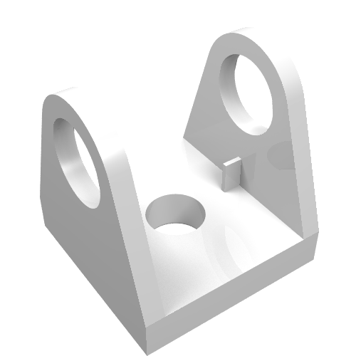 Lego String Reel 2 x 2 Winch Holder / White