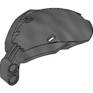 Lego Windscreen Bohrok 4 x 5 x 7 [Plain] / Pearl Dark Gray