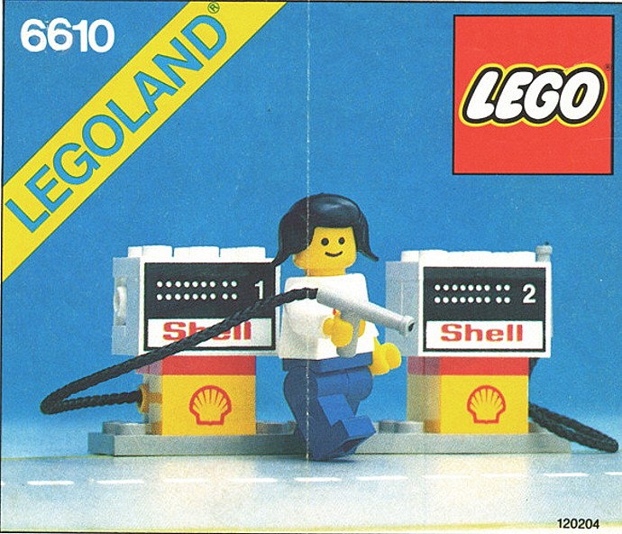 Lego Shell Petrol Pumps