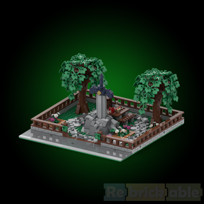 Lego Stone sword park