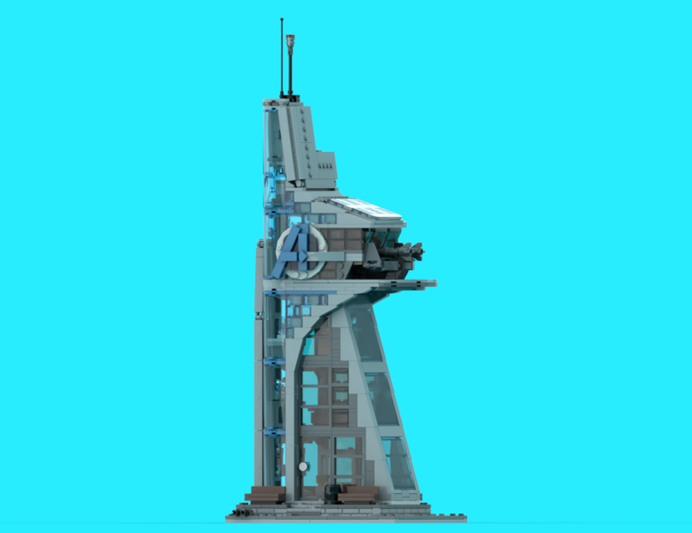Lego Avenger's Tower W/Quinjet (MM)