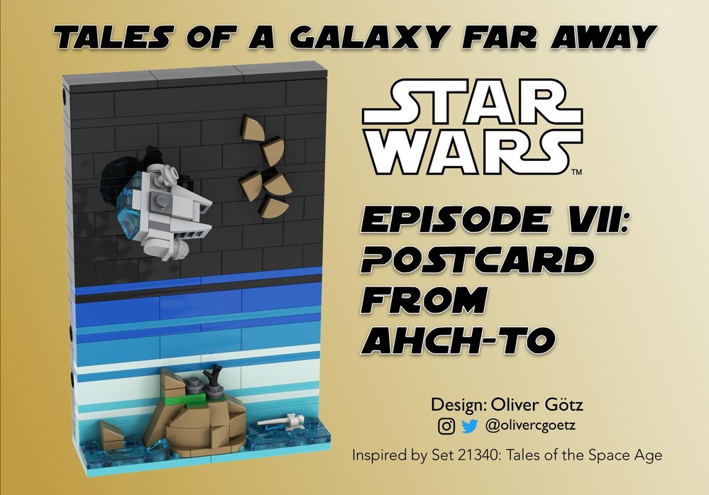 Lego Postcard From Ahch-To