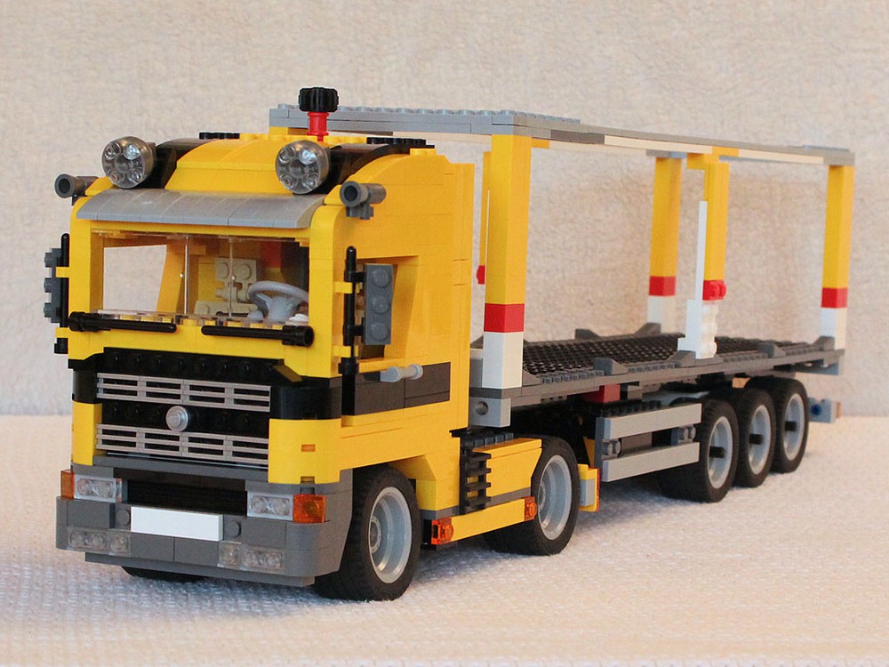 Lego Semi Truck with Trailer