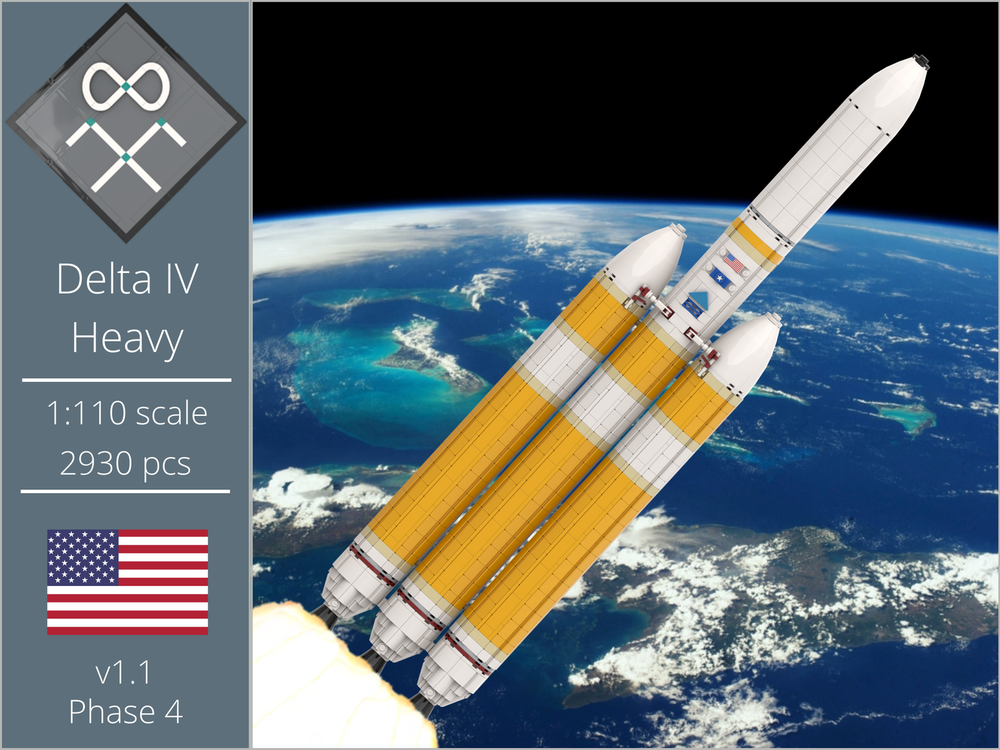 Lego 1:110 Delta IV Heavy
