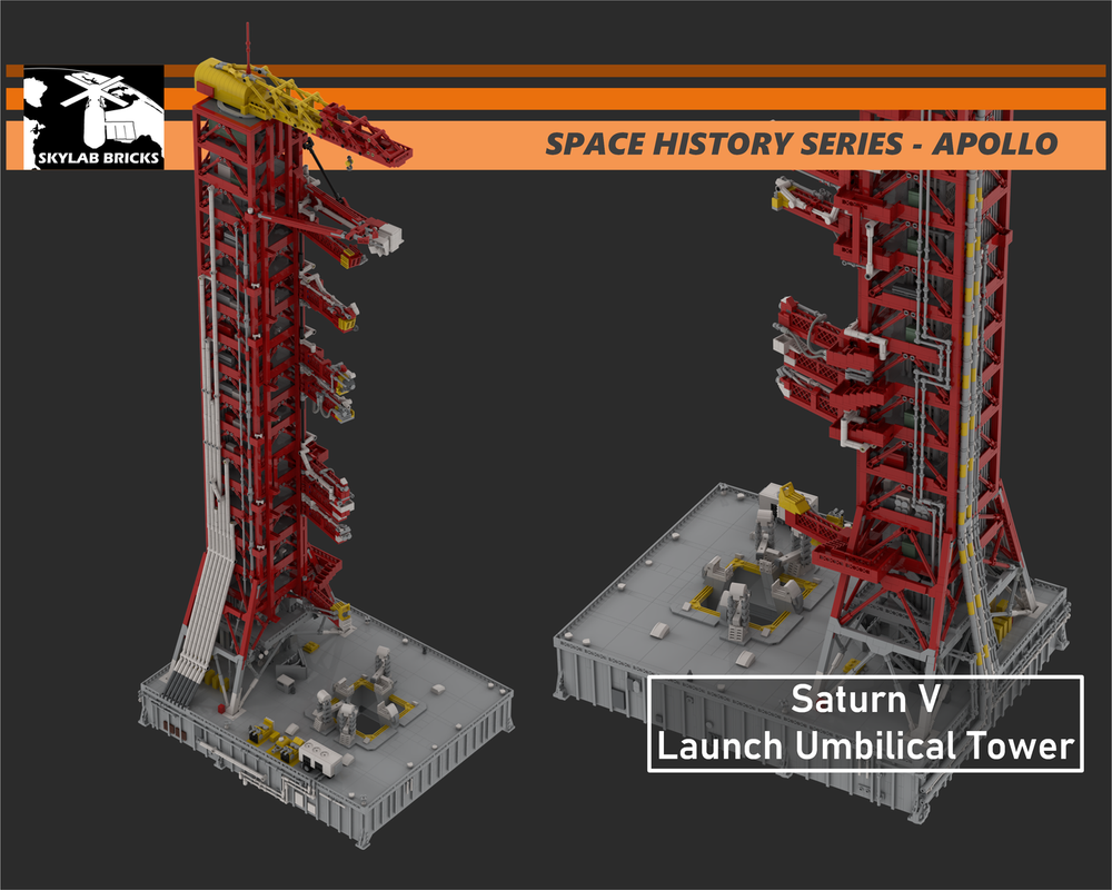 Lego Apollo 11 Launch Umbilical Tower