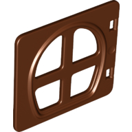 Lego Duplo Door / Window / Reddish Brown