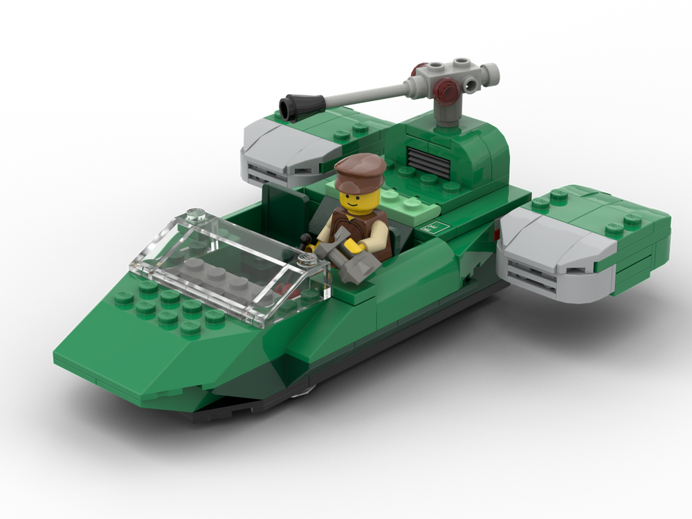 Lego 7124 Speeder Modern Upgrades