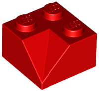 Lego Slope 45 2 x 2 Double Concave / Red
