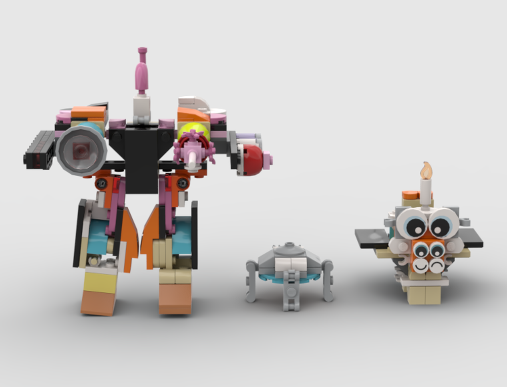 Lego 30714, 30727, 30715 Mech Spider Horse