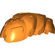 Lego Large Figure Accessory, Rahkshi Kraata Stage 6 with Marbled Black Tail Pattern / Orange
