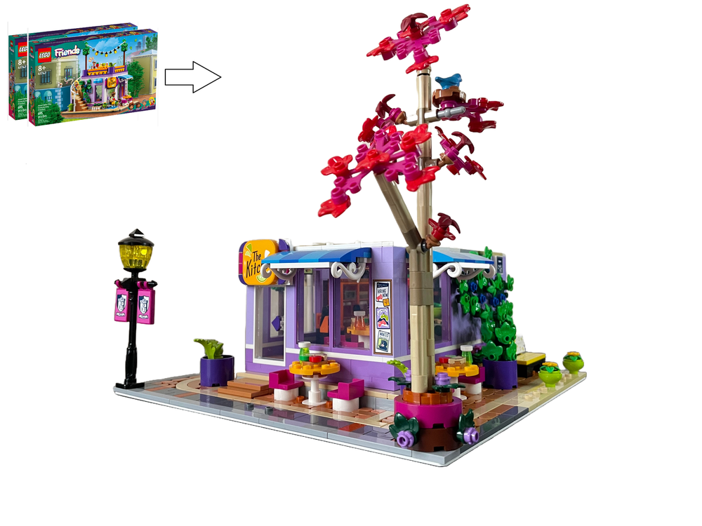 Lego Community Tower Expansion modular alternate build adding 2x41747