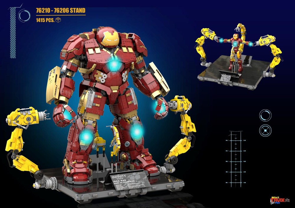 Lego 76210 - -76206 Stand
