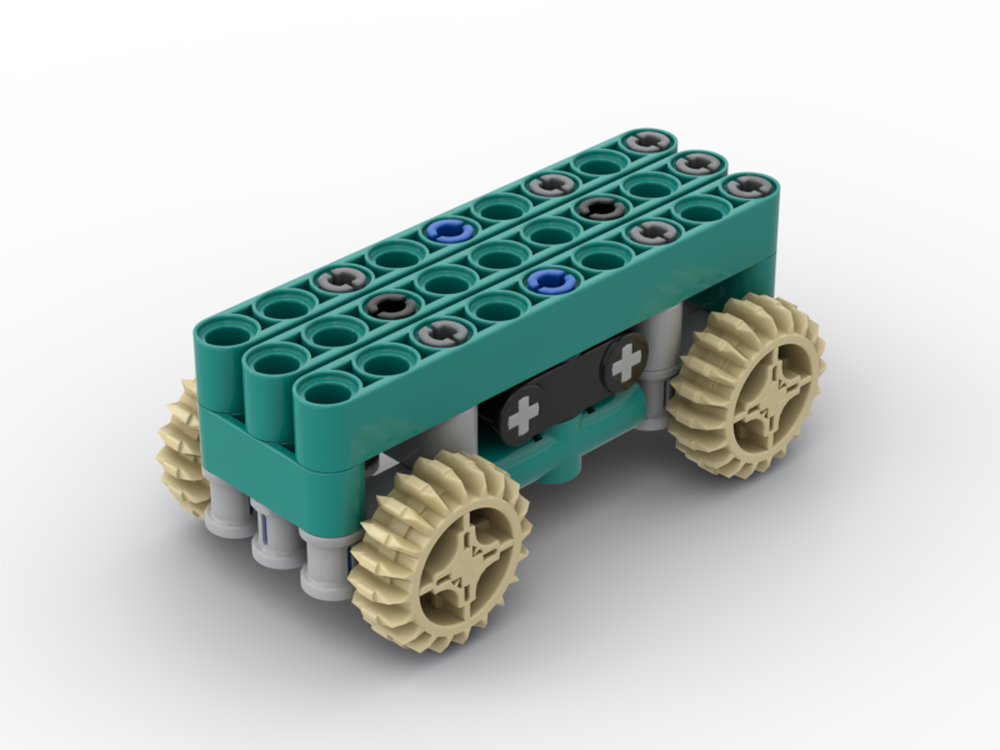Lego Car Base With Steering