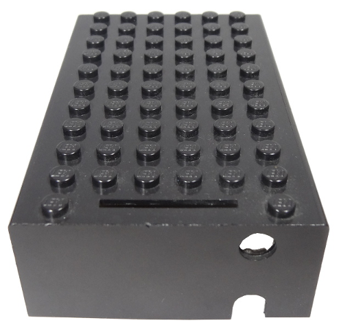 Lego Electric 4.5V Battery Box 6 x 11 x 3 Type I, Top / Black