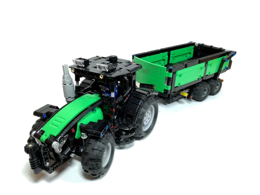 Lego Farm Tractor with Dump Trailer