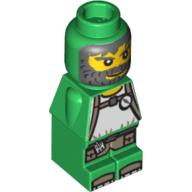 Lego Microfig Magma Monster Green / Green