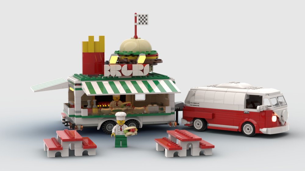 Lego Street Food - Burgers trailer
