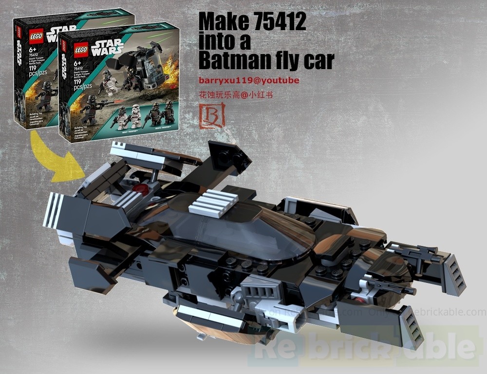 Lego Turn 75412 a Bat Flying Car
