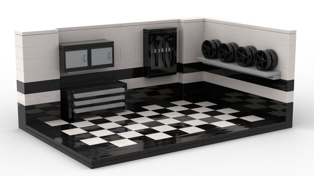 Lego Display Garage for Speed Champions