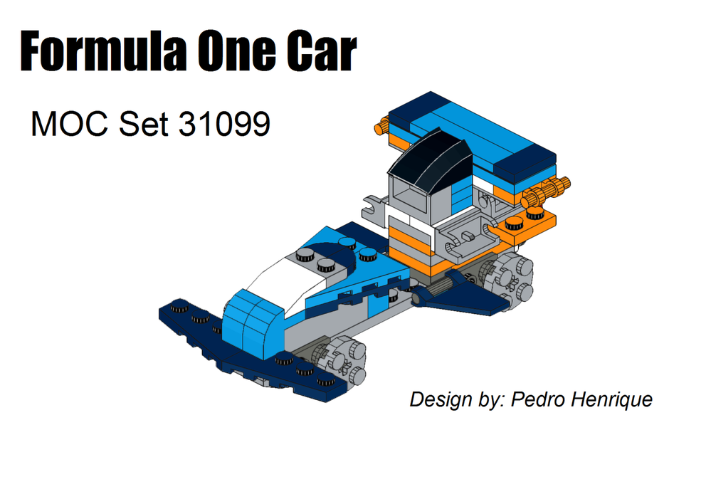 Lego Formula One Car - MOC 31099